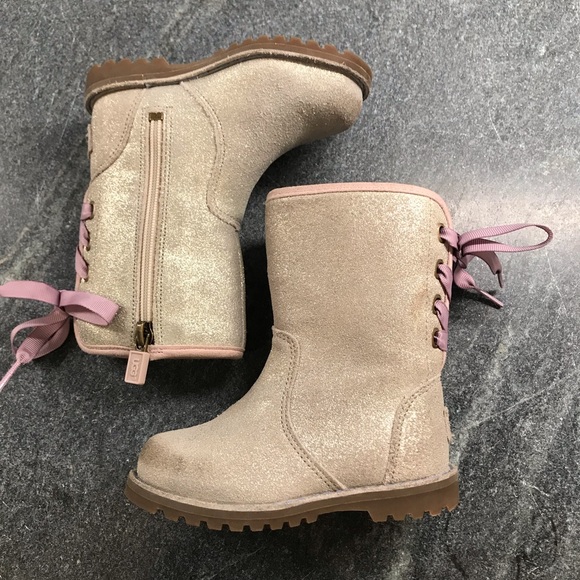 UGG Corene Metallic Leather Boot - Picture 5 of 8